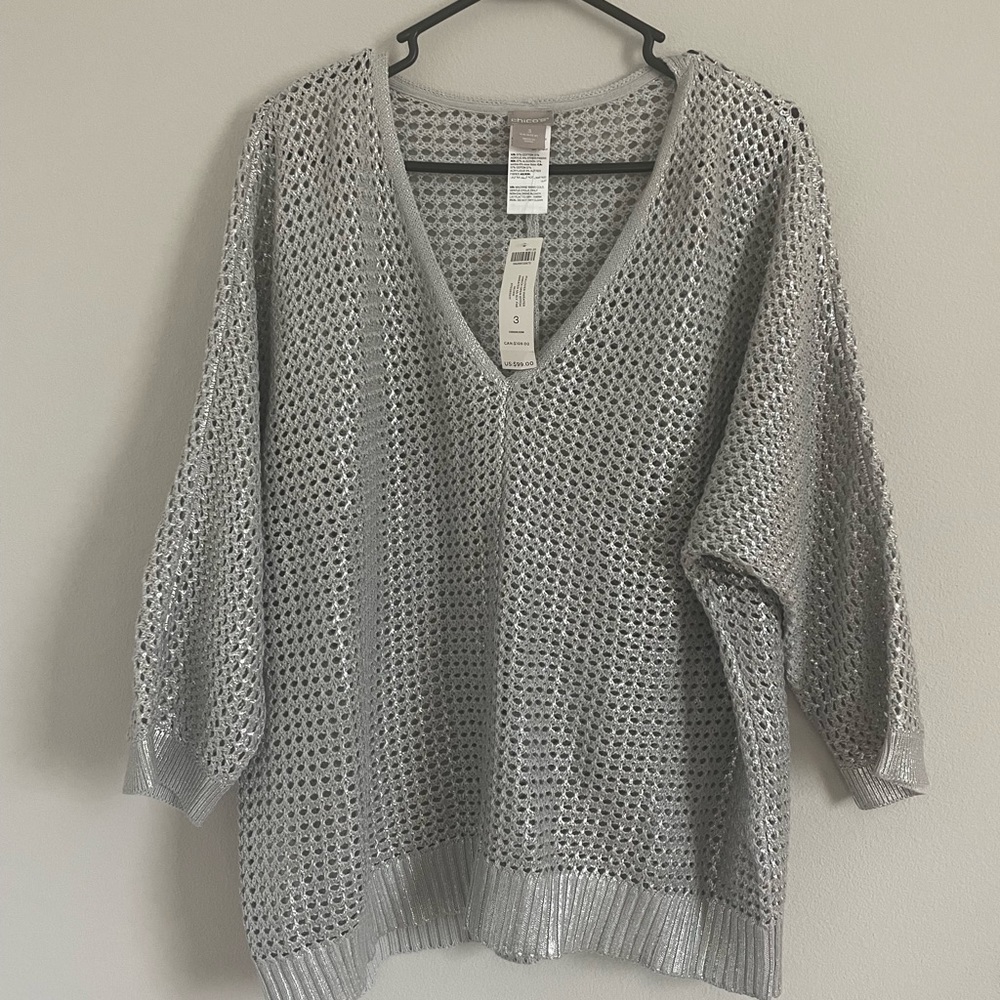 Chicos size 3 sweater